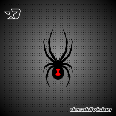Black Widow Spider Sticker